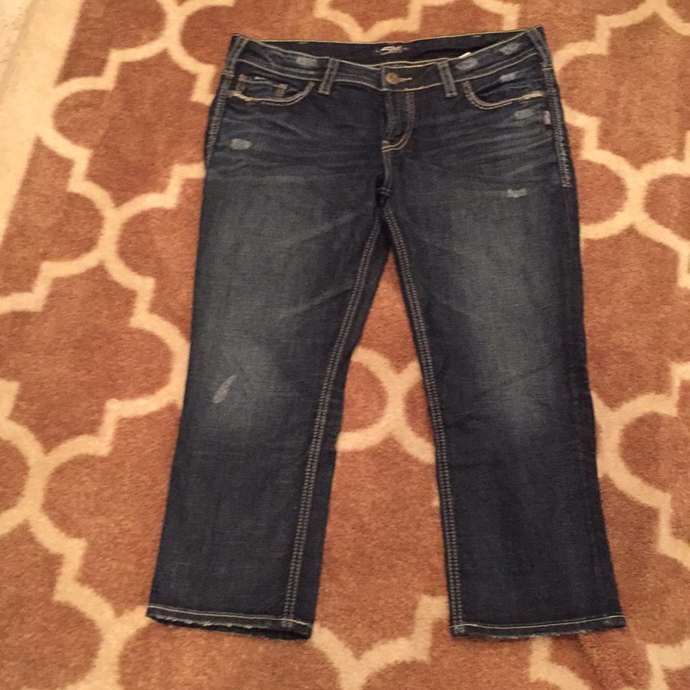 Silver jeans capri elyse W31/L22 1/2